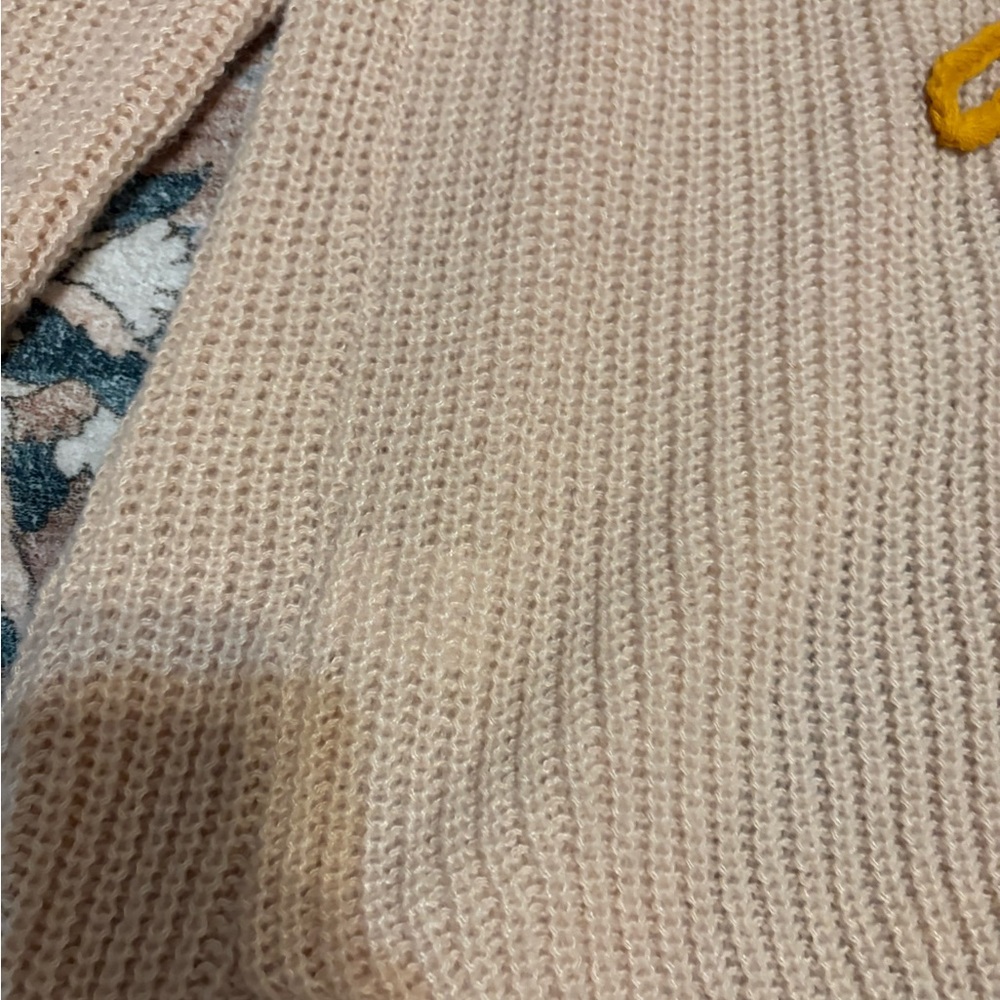 Mello Embroidered Sunflower Cardigan Medium View 3